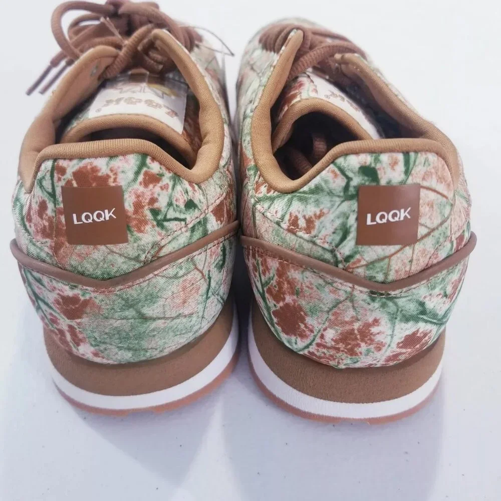 LQQK Studios X REEBOK Classic Leather Sneakers Men Size 11 GY7110 GREEN CAMO